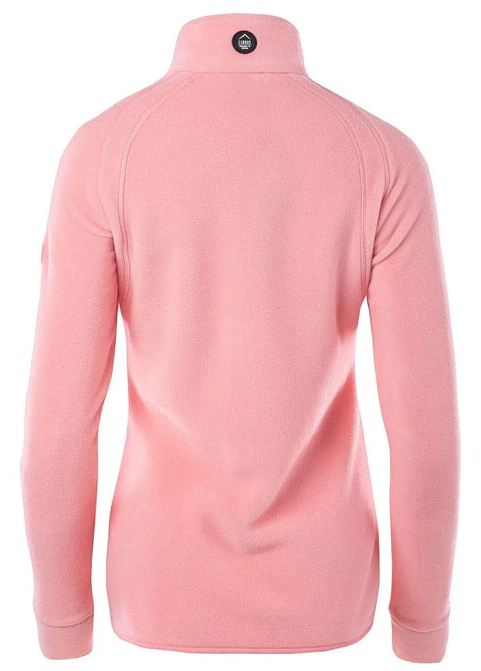 sweatshirt Elbrus Riva Polartec Zip - Flamingo Pink - women´s