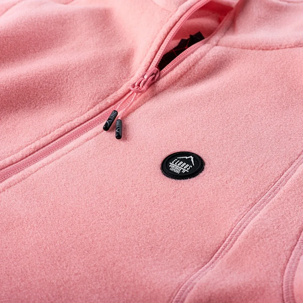 sweatshirt Elbrus Riva Polartec Zip - Flamingo Pink - women´s