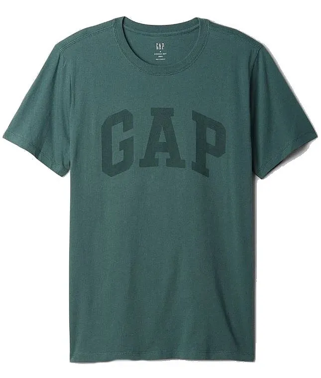 T-Shirt GAP V-Everyday Soft Basic Logo - Moores Green - men´s