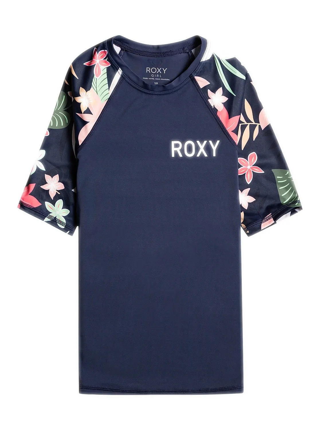 T-Shirt Roxy Printed Sleeves - BSP9/Mood Indigo Alma Swim - girl´s