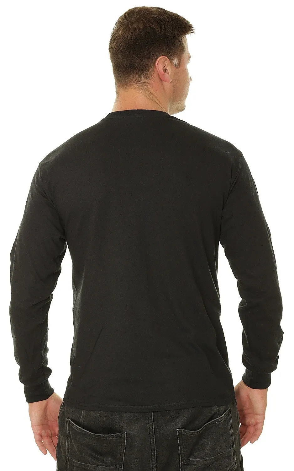 T-Shirt Thrasher Doubles LS - Black - men´s