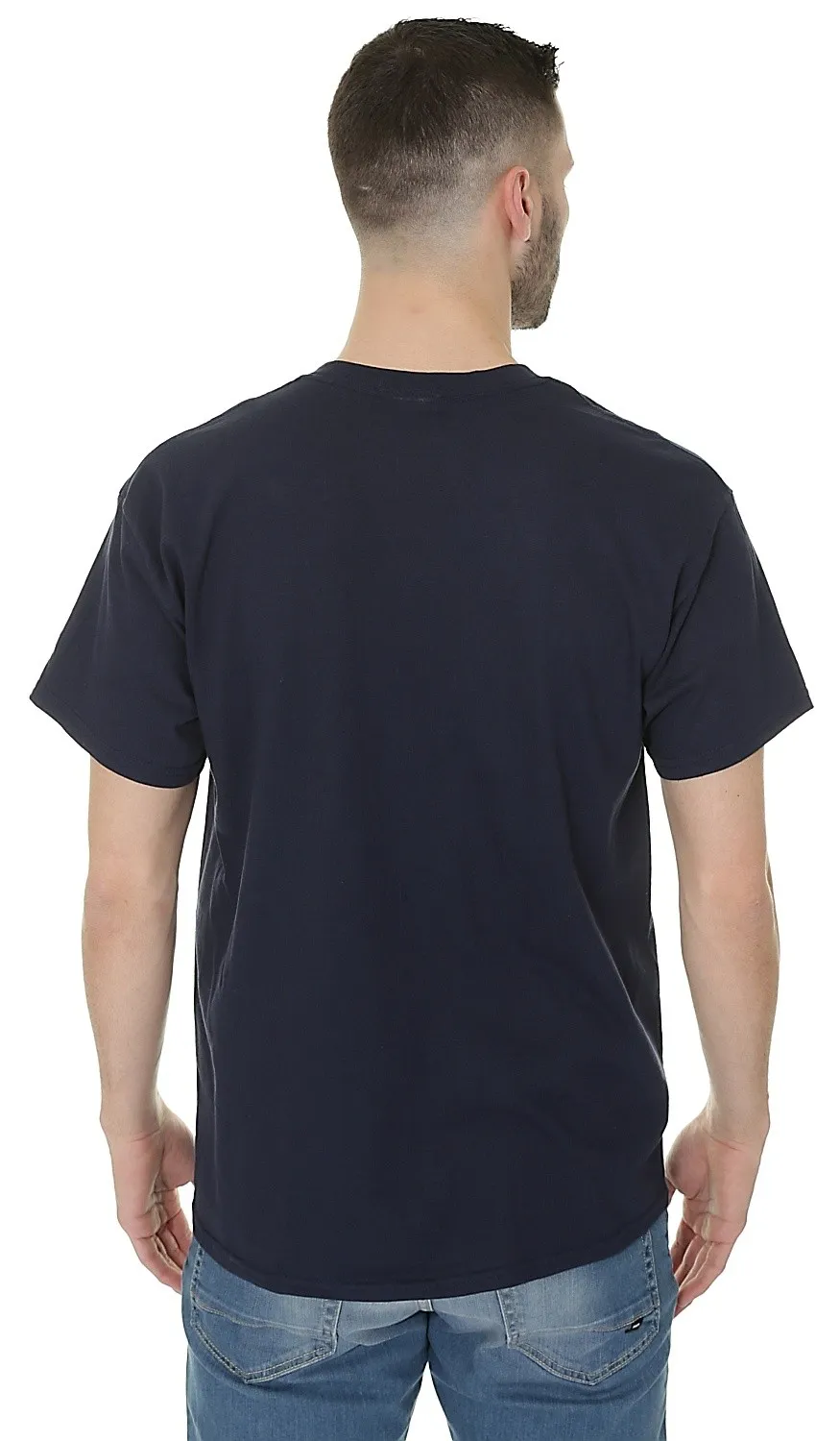 T-shirt Thrasher Flame Logo - Navy Blue