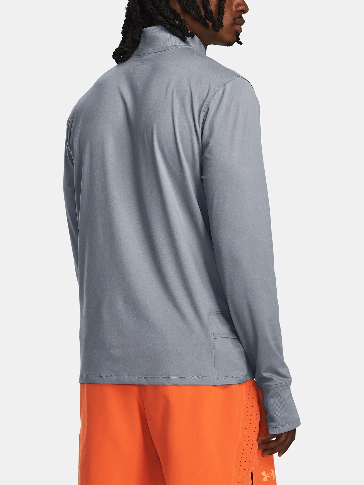 T-Shirt Under Armour Qualifier Run LS - Steel/Reflective - men´s