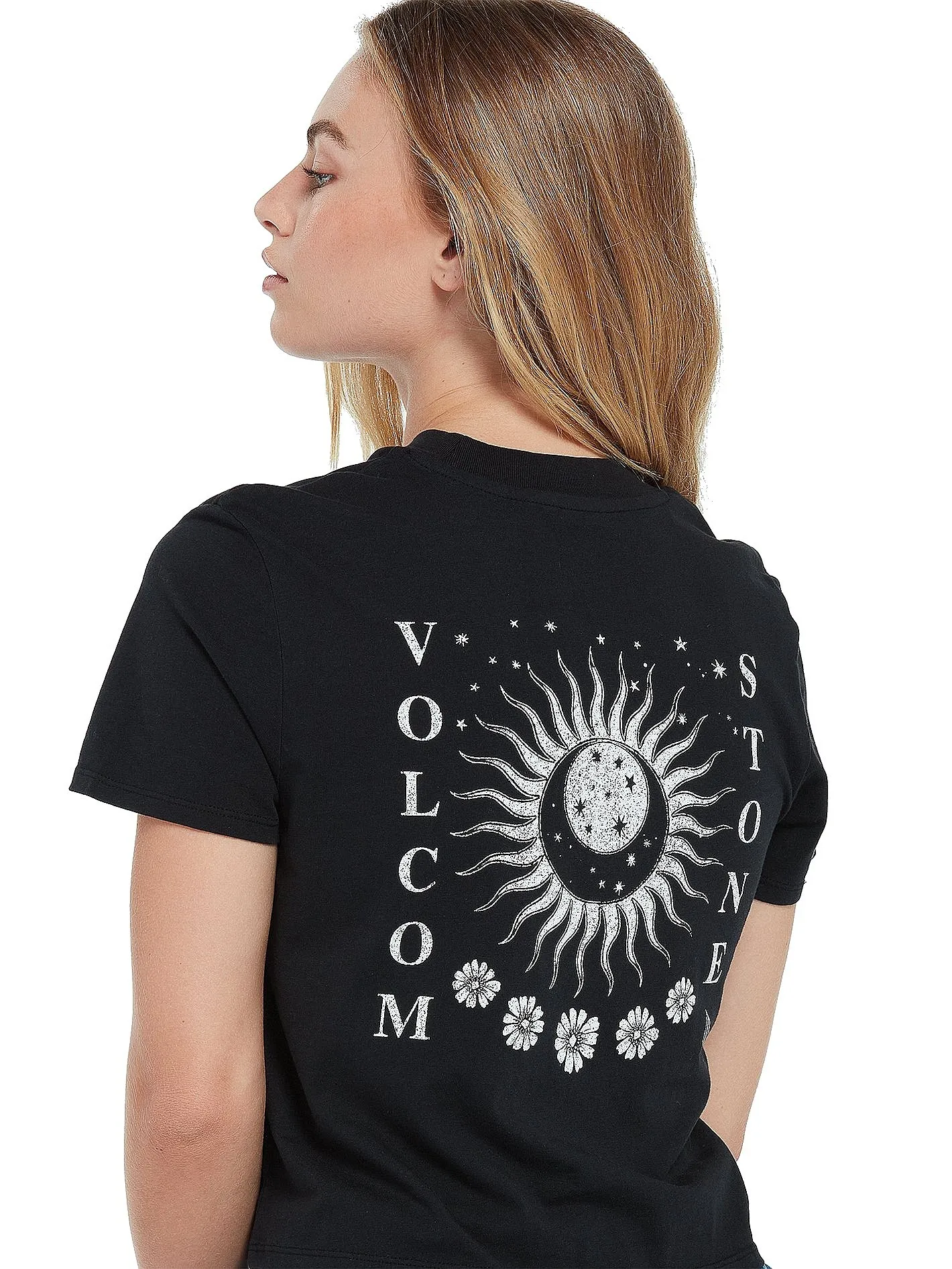 T-Shirt Volcom Pocket Dial - Black - women´s