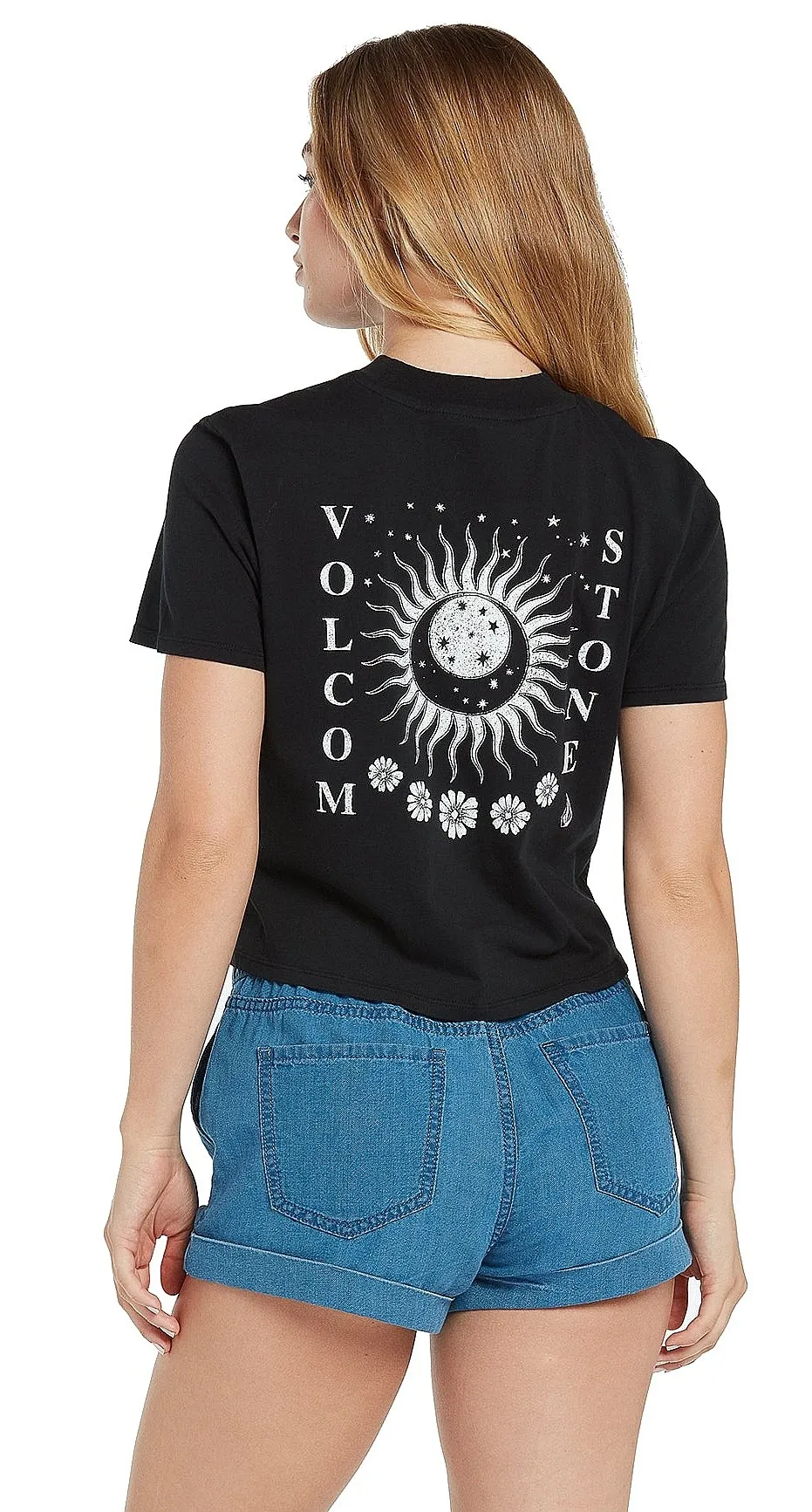 T-Shirt Volcom Pocket Dial - Black - women´s