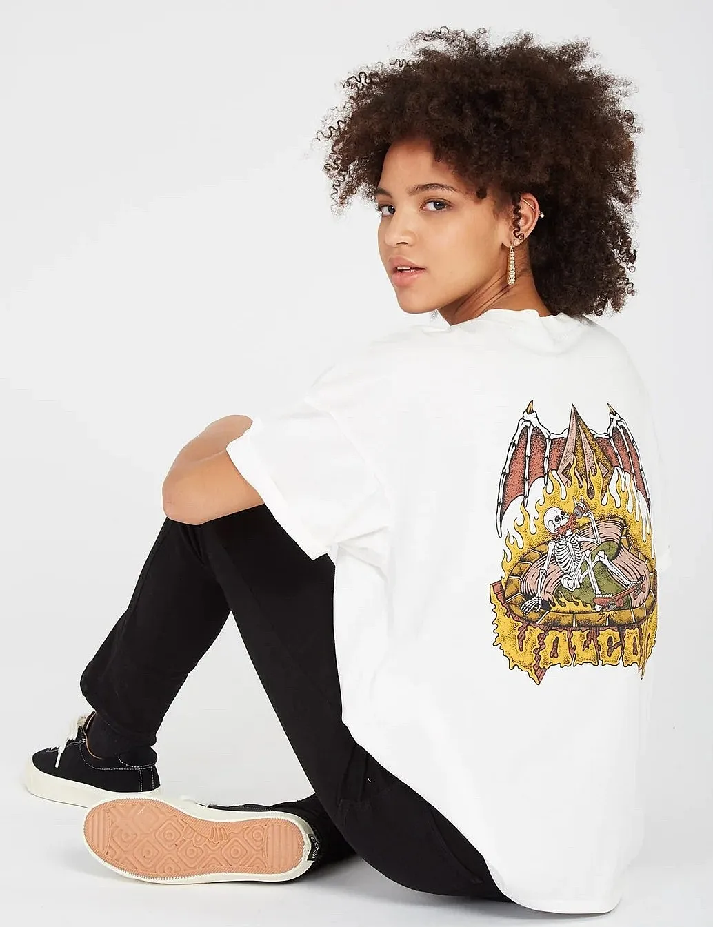 T-Shirt Volcom Voltrip - Star White - women´s