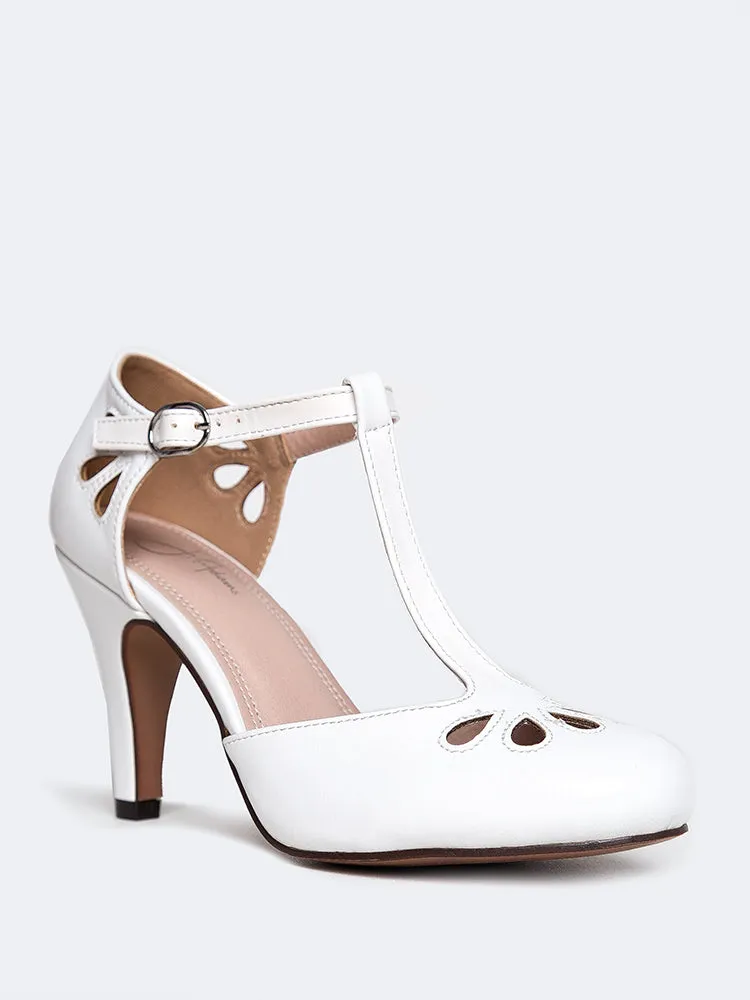 T Strap Mary Jane Heels - Strappy Mary Jane High Heels