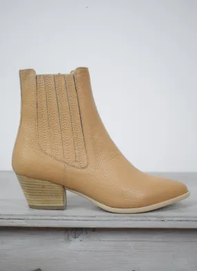 50mm Heel Tan Boots