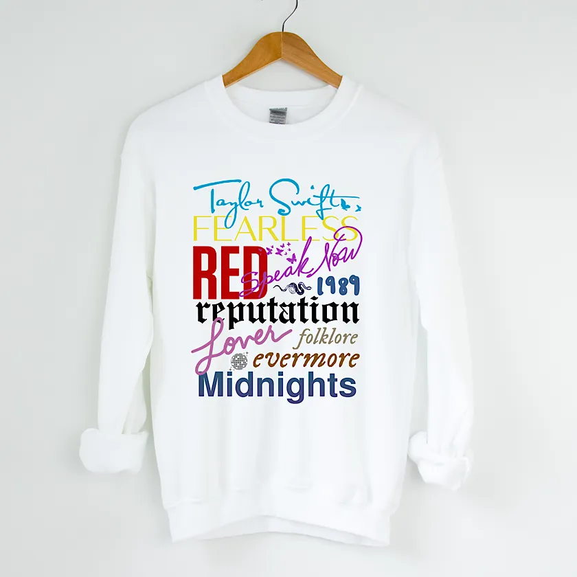 Taylor Swift Eras Crewneck Sweater