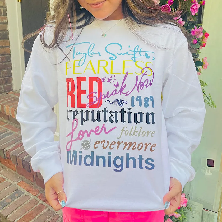 Taylor Swift Eras Crewneck Sweater