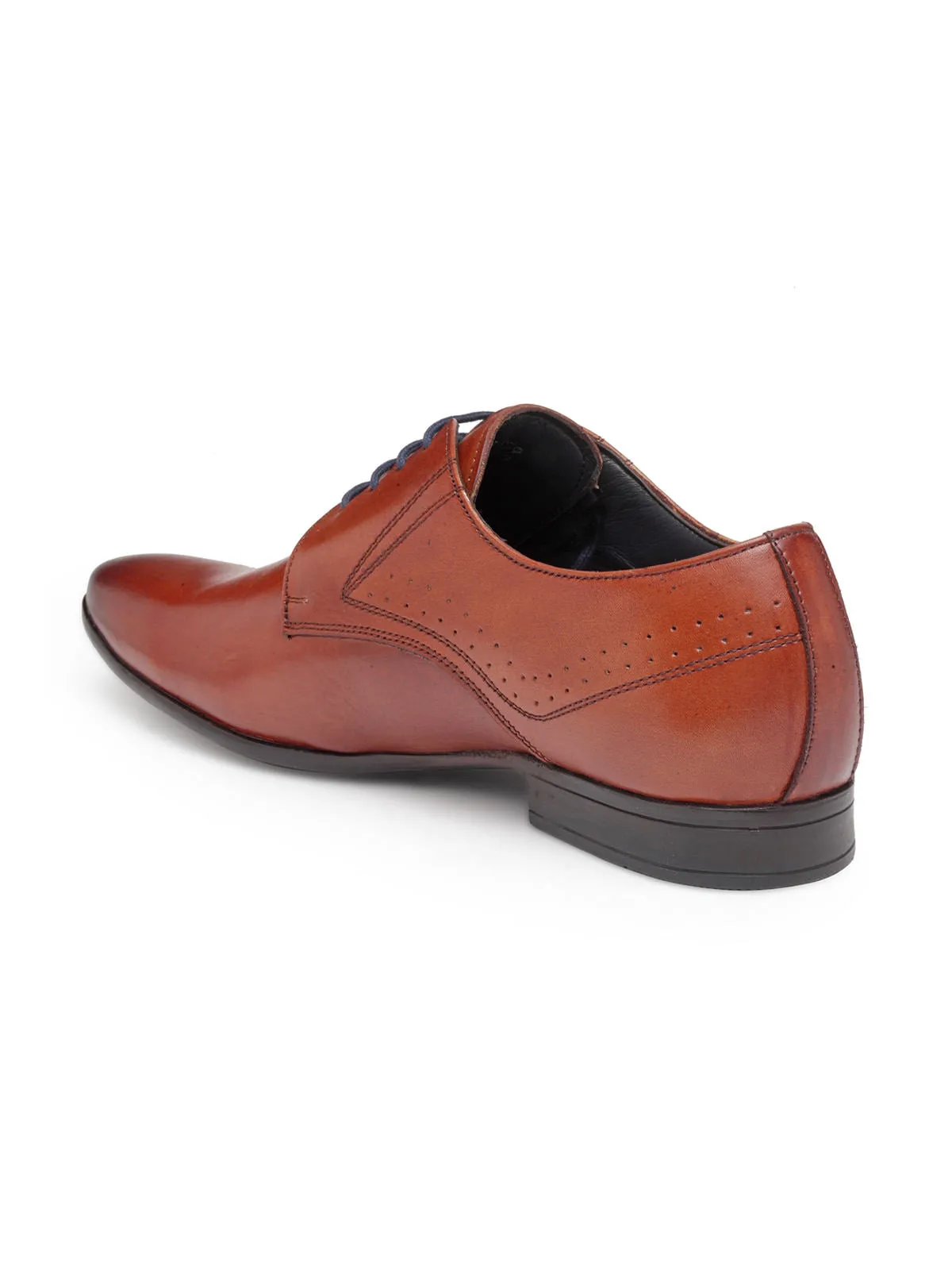 Teakwood Genuine Leather Brown Derby Shoes - Clearance sale