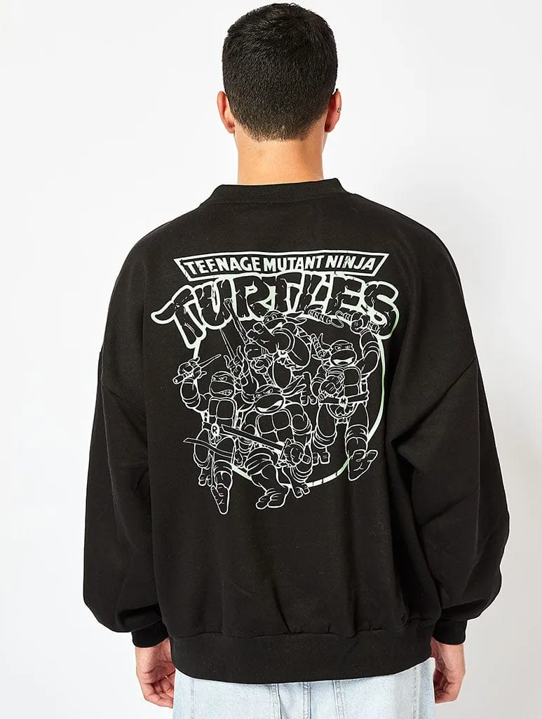 Teenage Mutant Ninja Turtles Sweatshirt in Black