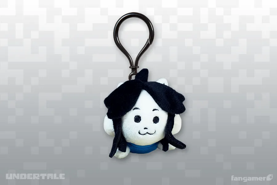 Temmie Plush Keychain - Monster Design