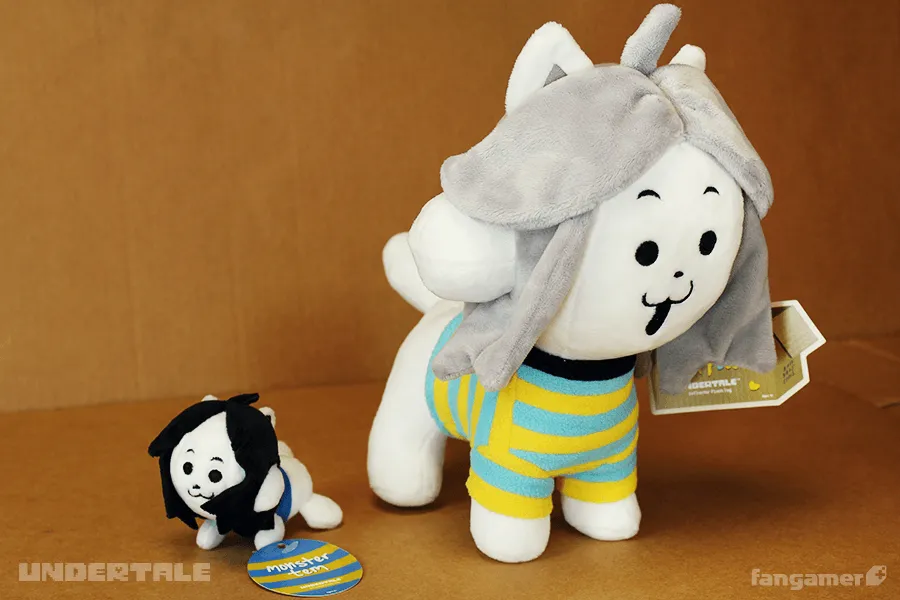 Temmie Plush Keychain - Monster Design