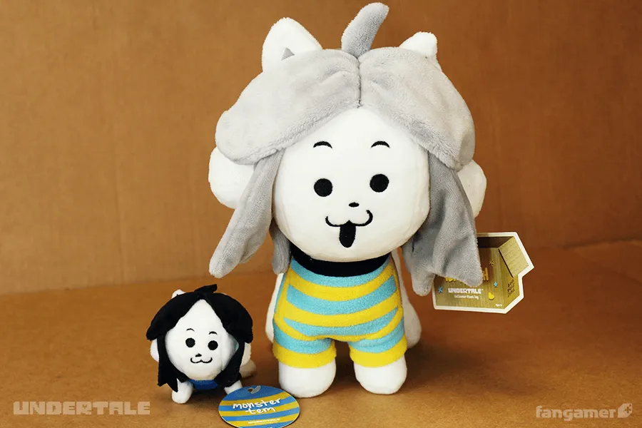 Temmie Plush Keychain - Monster Design