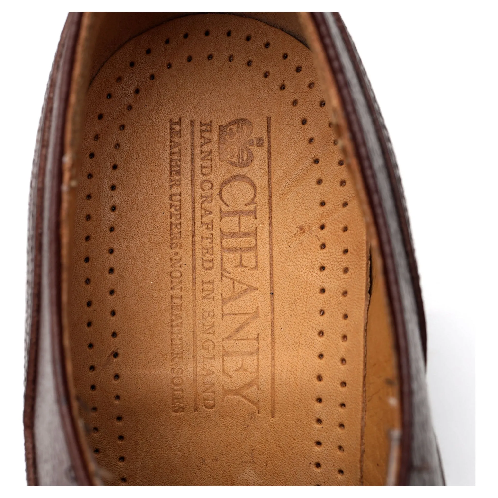 'Tenby' Dark Brown Leather Veldtschoen Derby UK 6.5 F