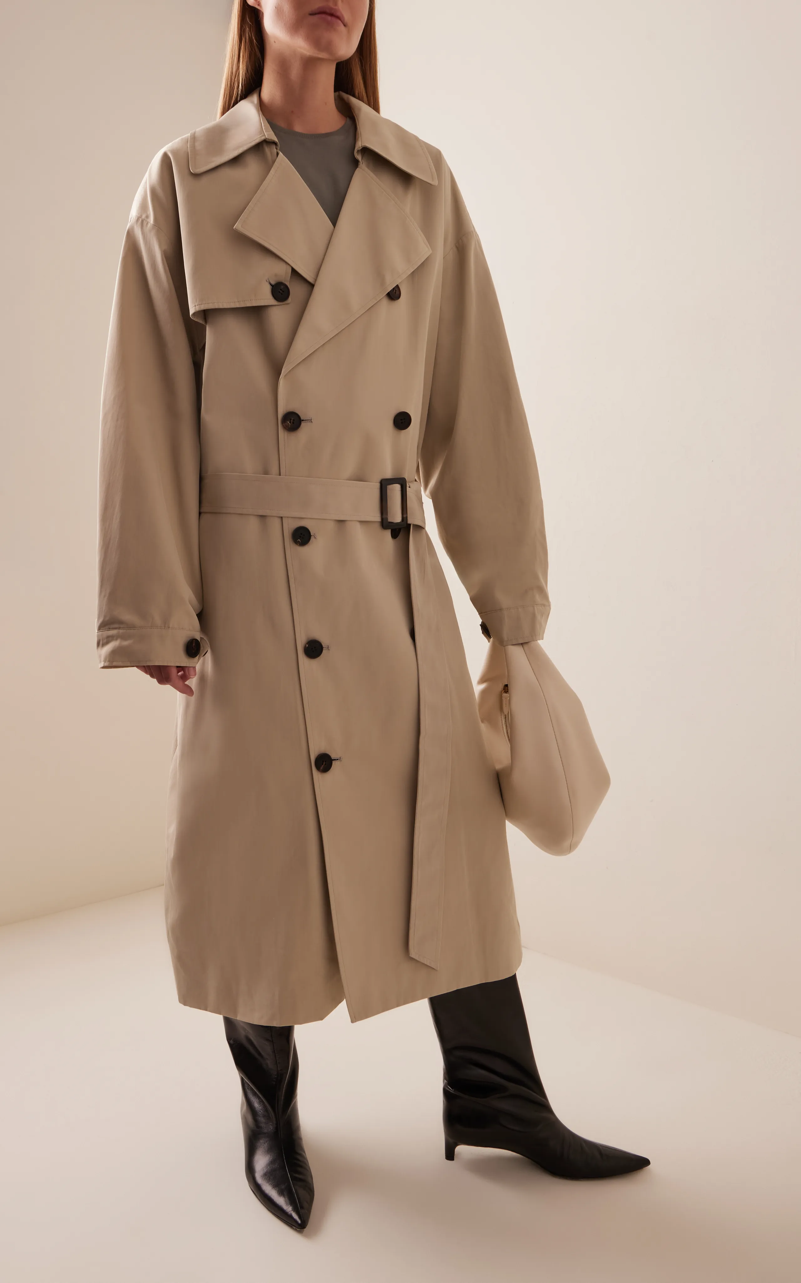 Mavis Lyocell Trench Coat from The Frankie Shop