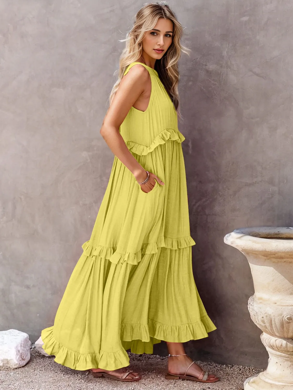 Tiered Maxi Dress - Brandi