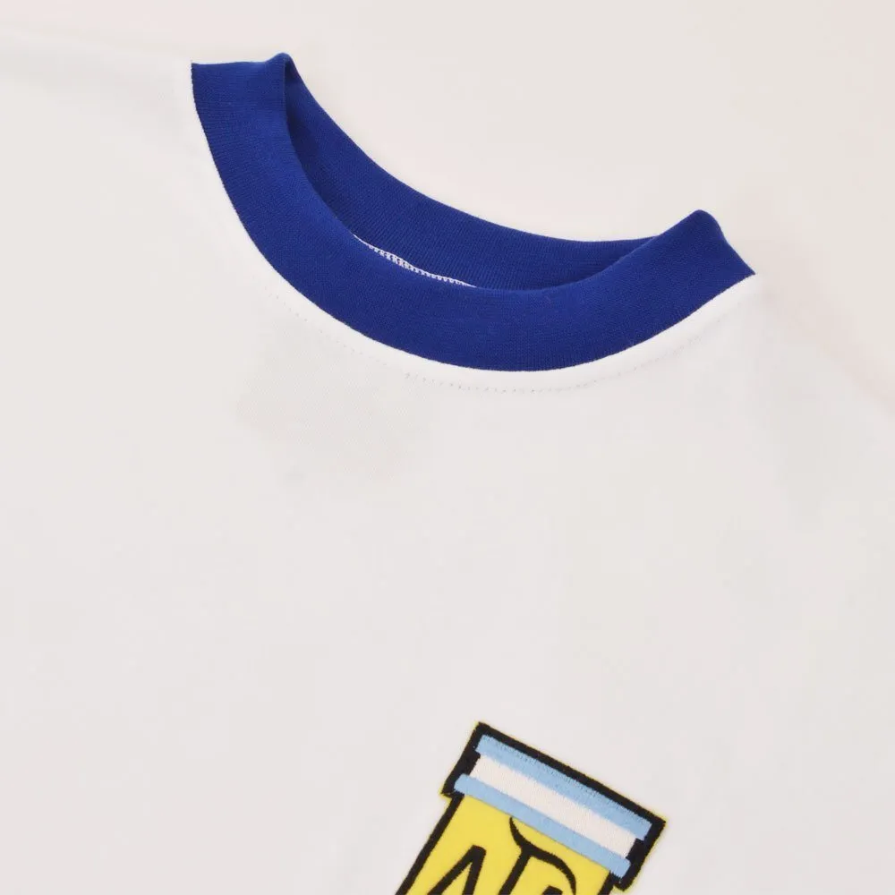 TOFFS - Argentina Retro Football Shirt Away 1980's + Number 10 