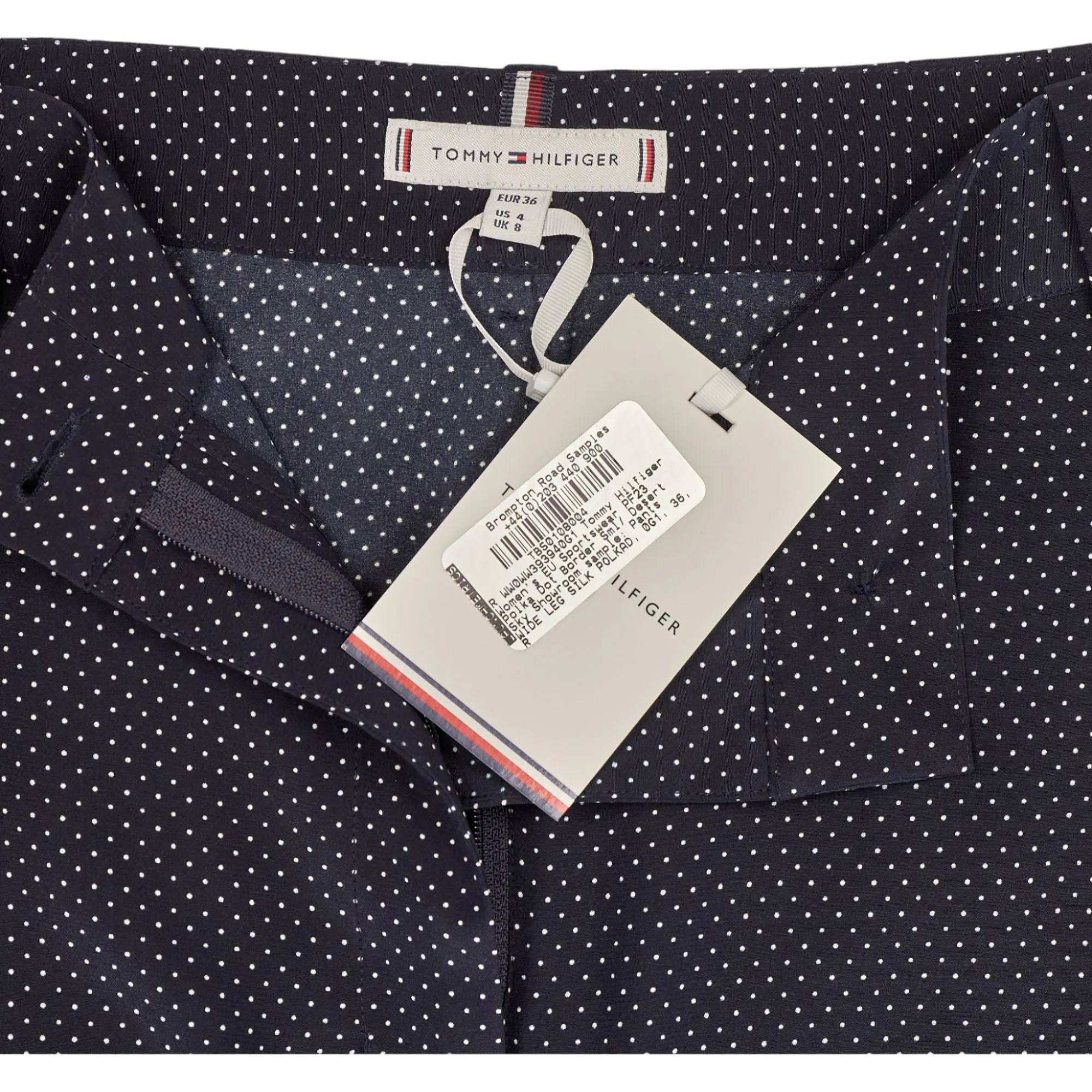 Tommy Hilfiger Navy Polka Dot Trousers