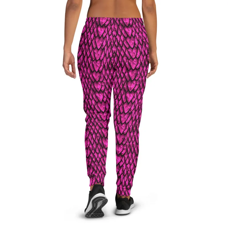 Tourmaline Dragon Scale Women's Slim Fit Joggers