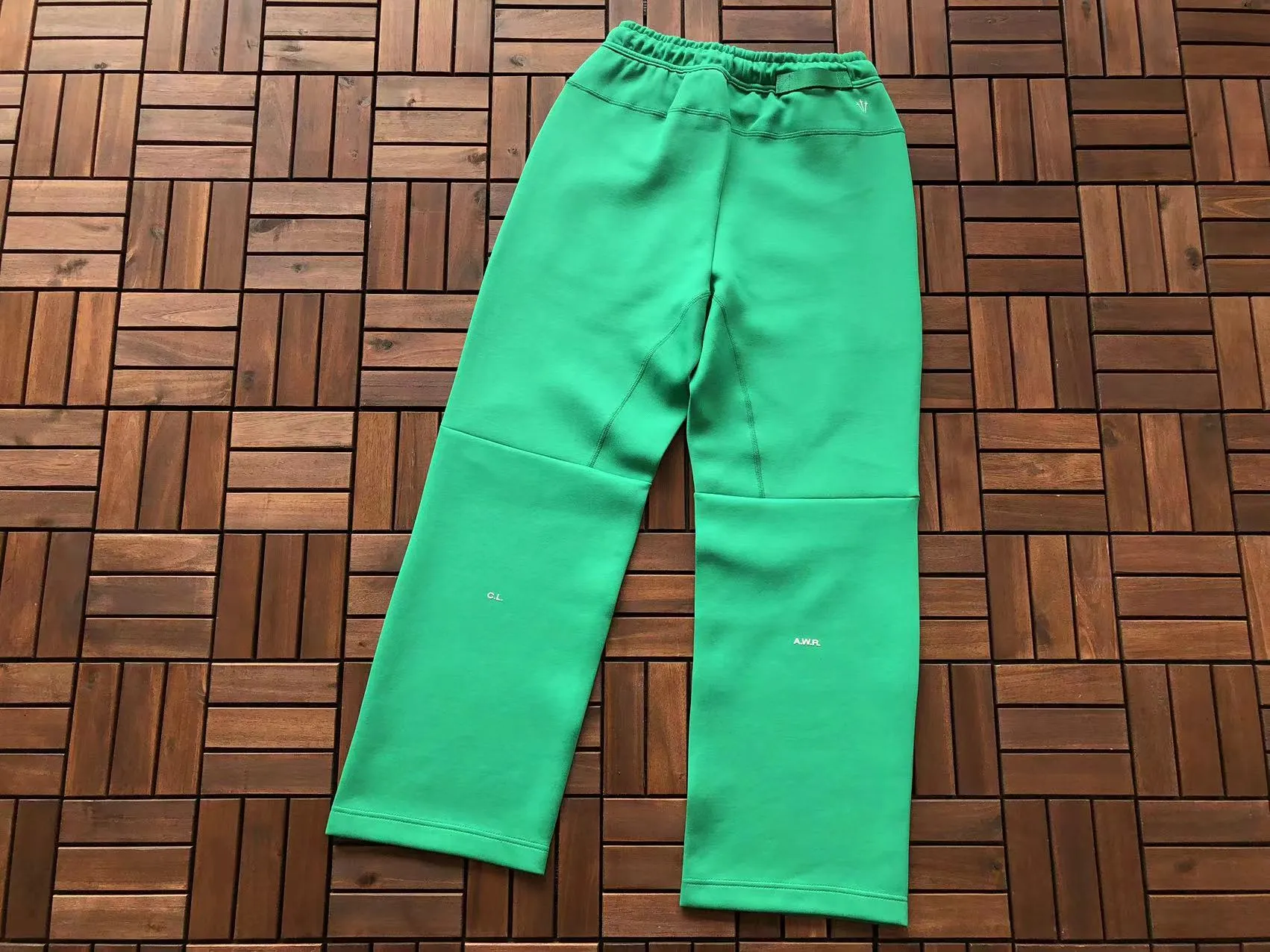 Green Collab Track Pants