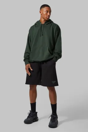 Training Dept Oversized Short Tracksuit | boohooMAN UK