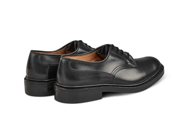 Tricker's Woodstock Plain Derby Shoe in Black