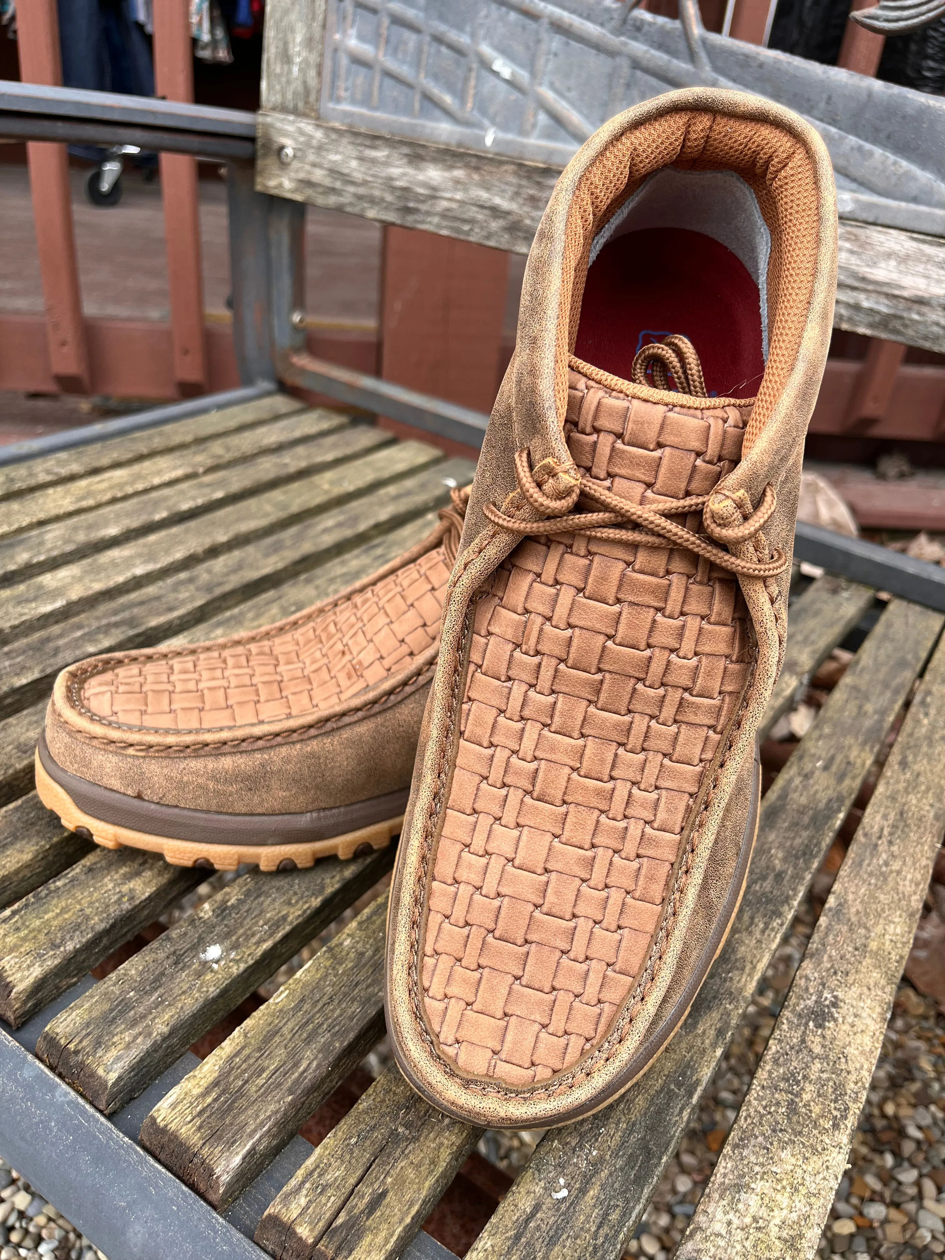 Men's Bomber Chocolate Chukka Moccasins