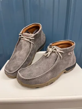 Men's Grey Chukka Driving Moccasins