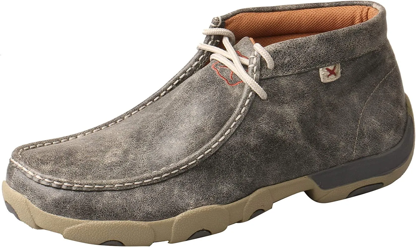 Men's Grey Chukka Driving Moccasins