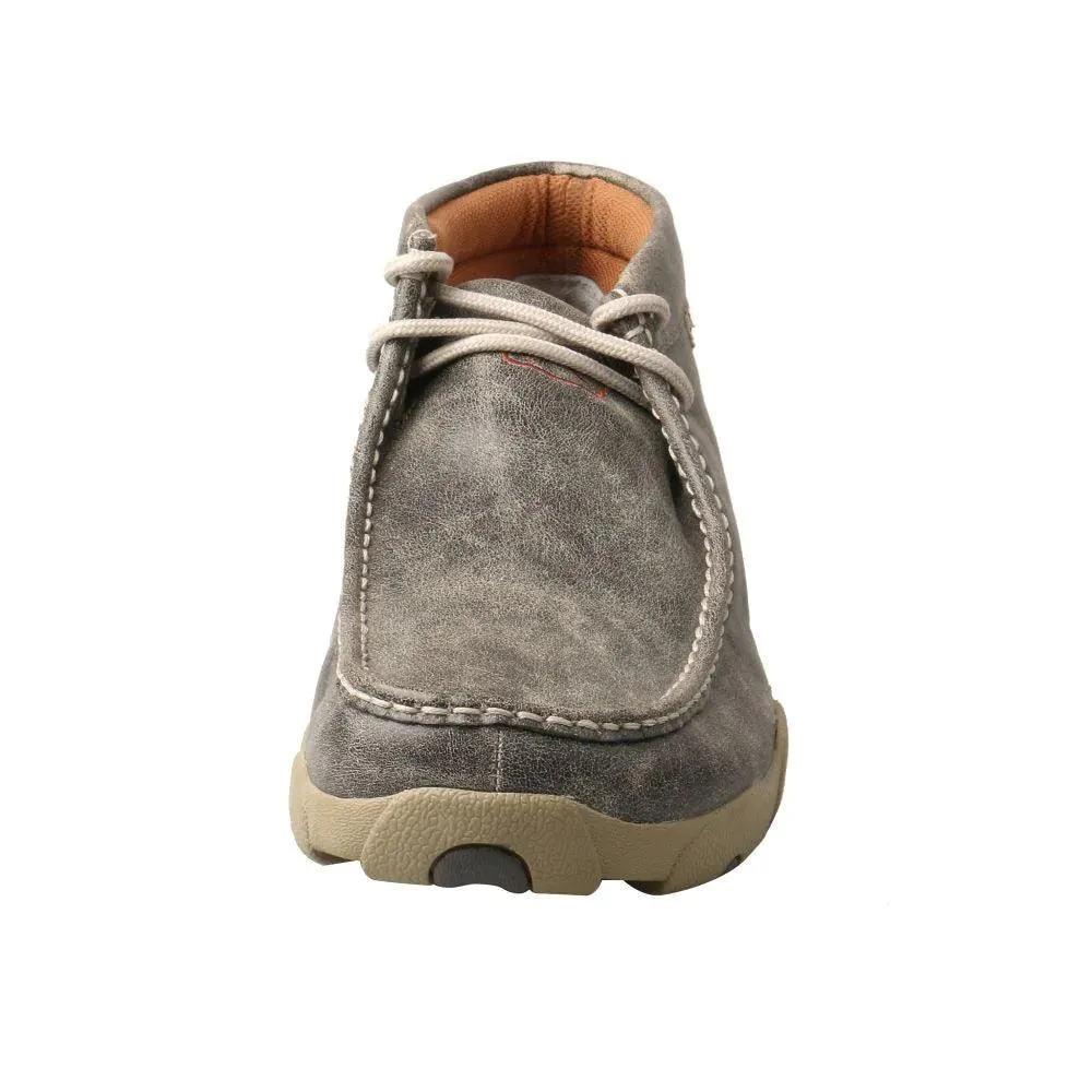 Men's Grey Chukka Driving Moccasins