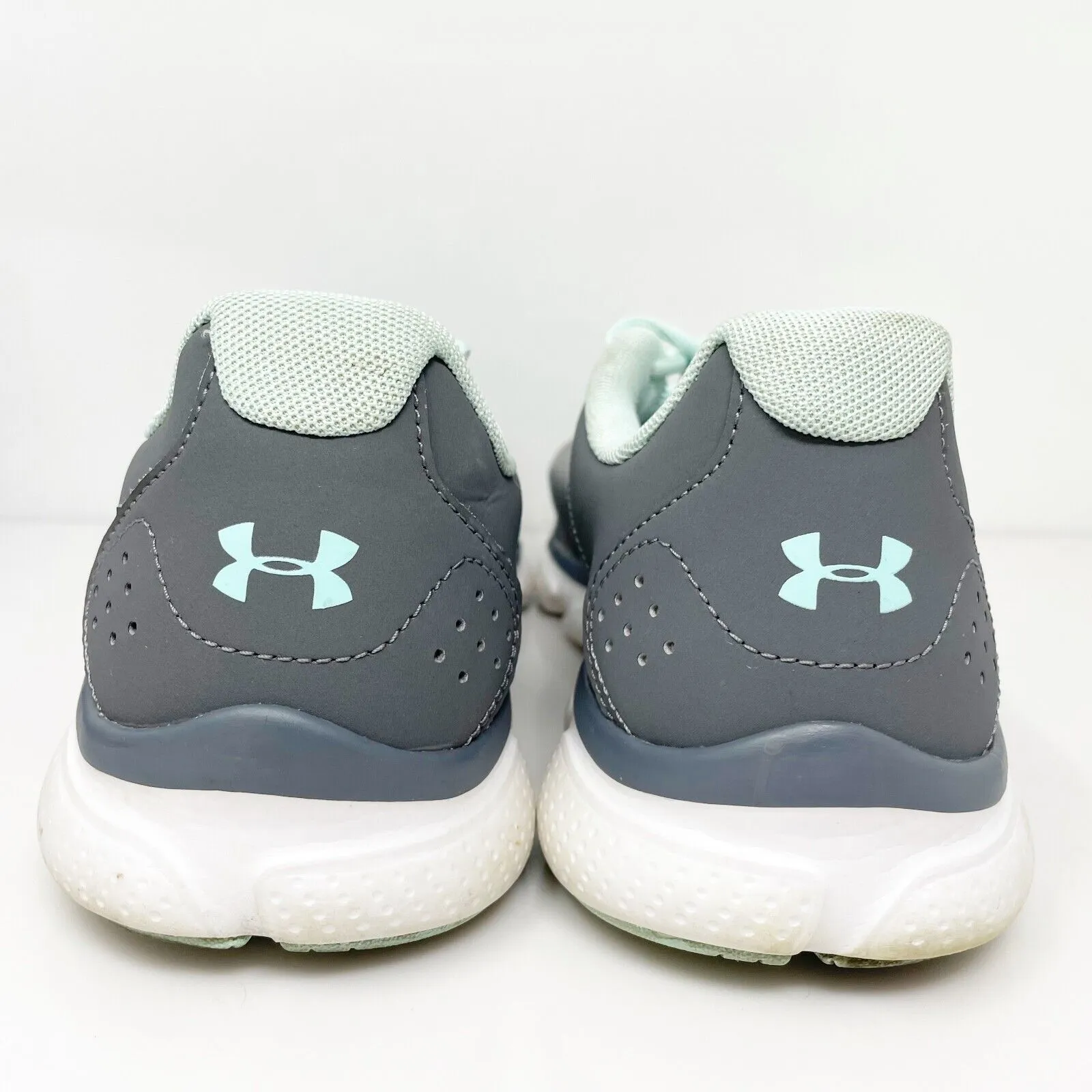 Under Armour Womens Micro G Assert 7 3020674 Gray Running Shoes Sneakers Sz 9.5