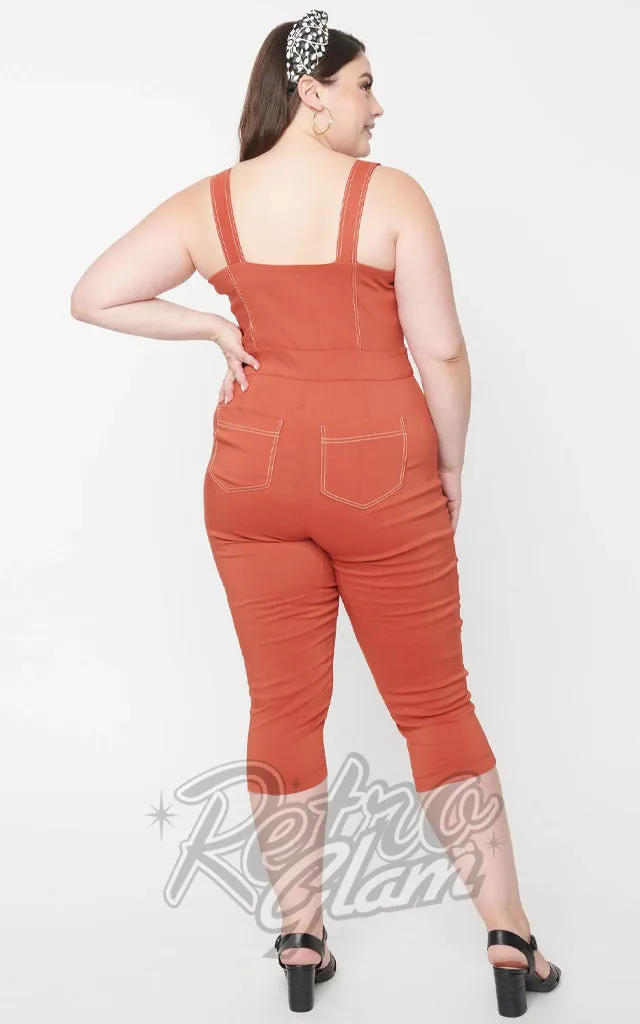 Earth Vintage Eartha Jumpsuit Rust XL Available