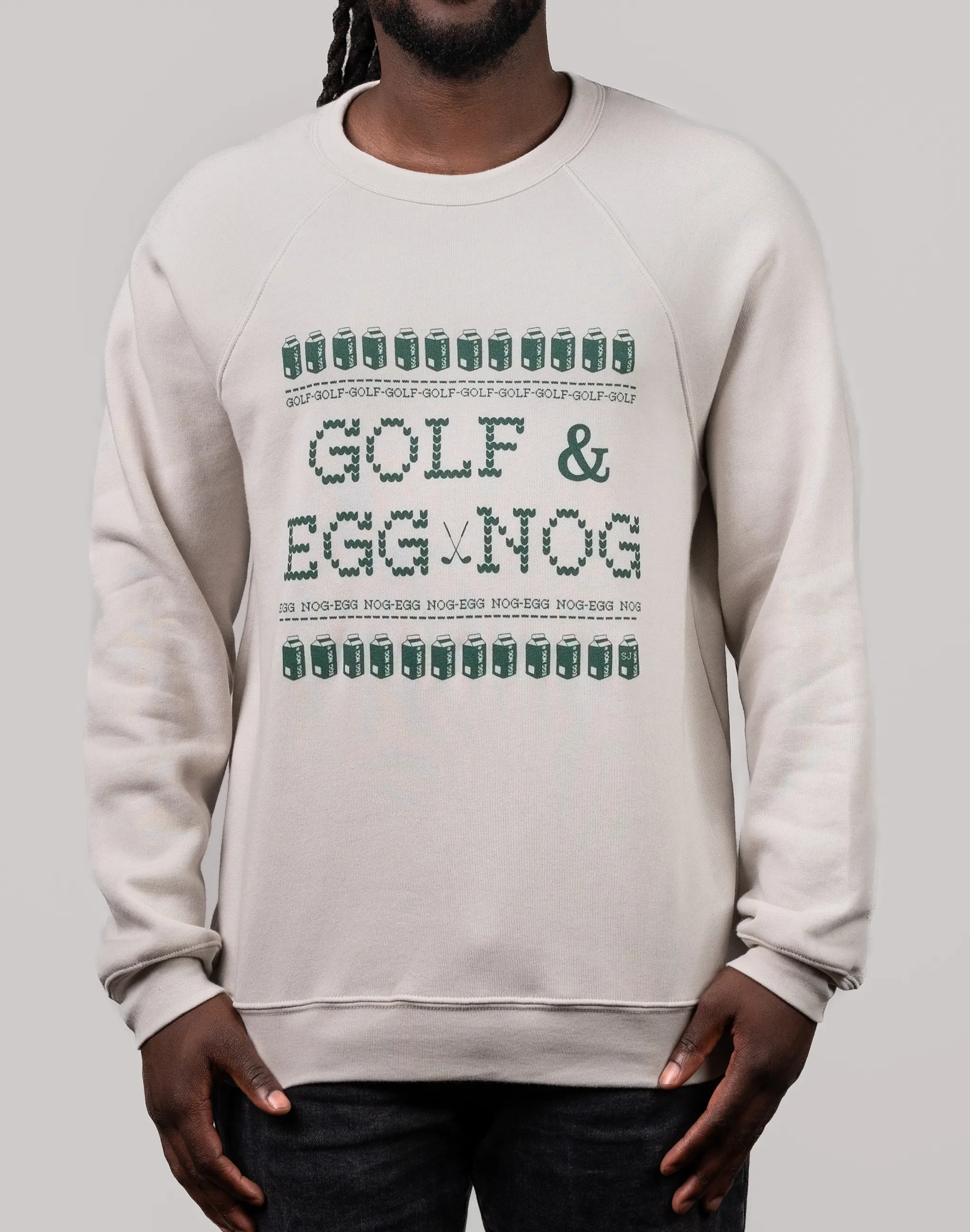 Unisex Ugly Golf and Egg Nog Sweatshirt