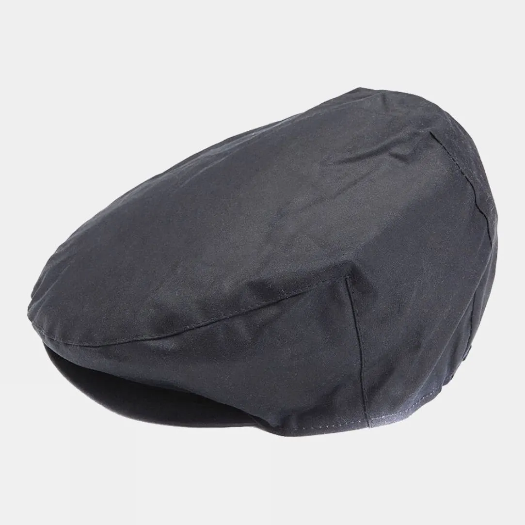 Unisex Wax Flat Cap