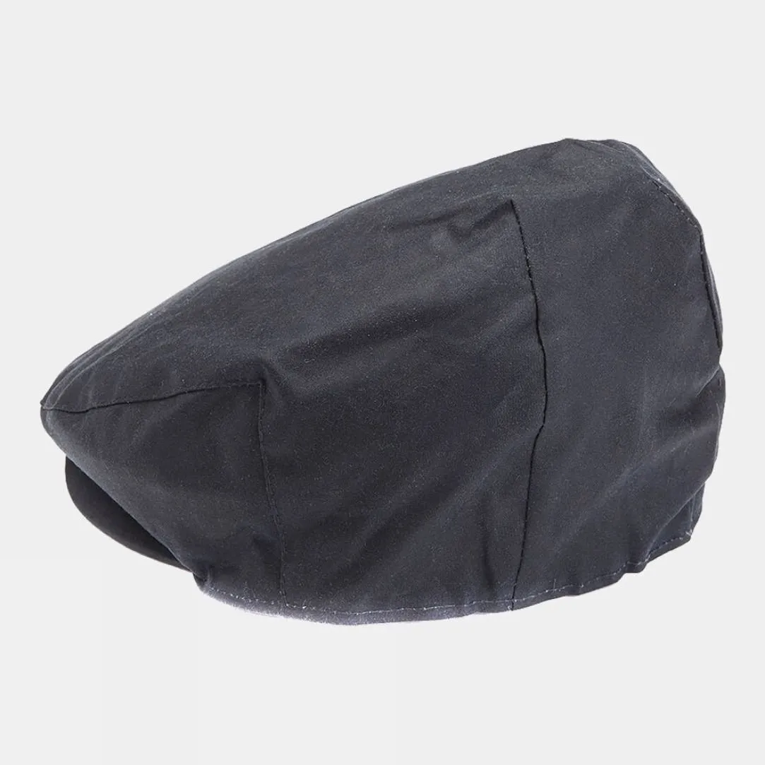 Unisex Wax Flat Cap