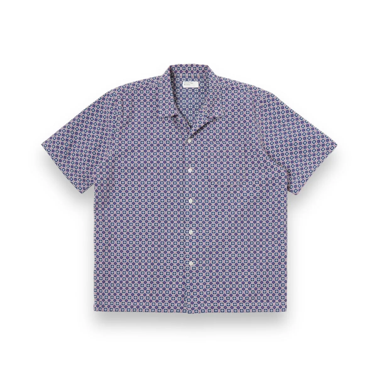 Universal Works Navy Cotton Road Shirt 30653