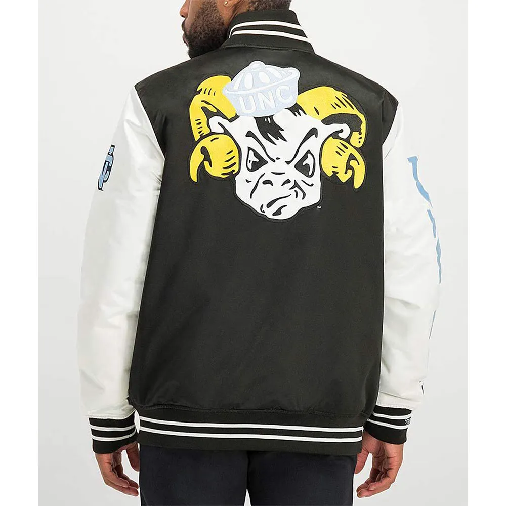 University of North Carolina Tar Heels White and Black Jacket