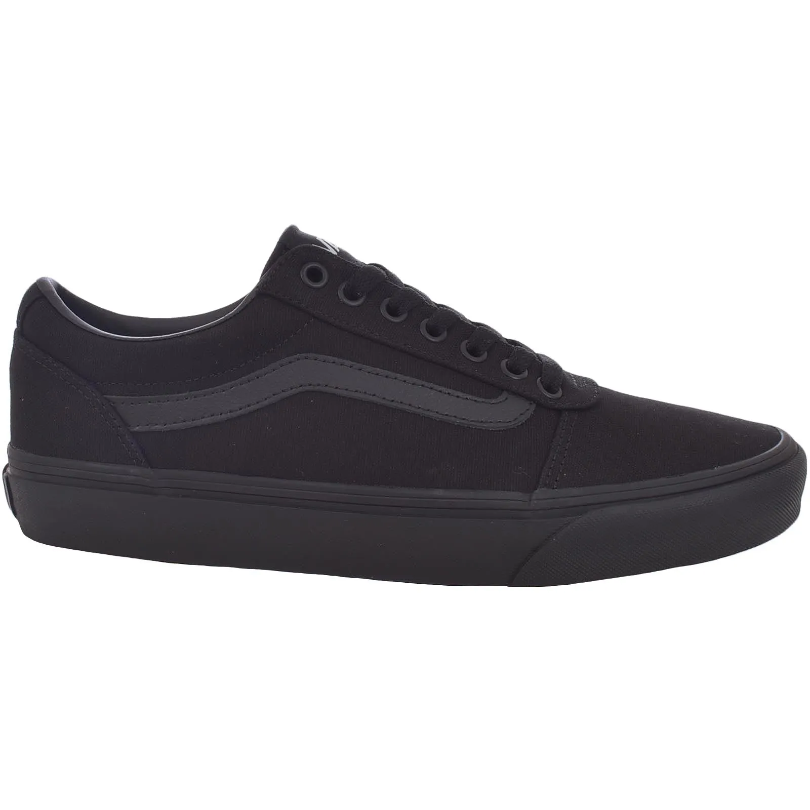 Vans Mens Ward Low Canvas Trainers Shoes - Black