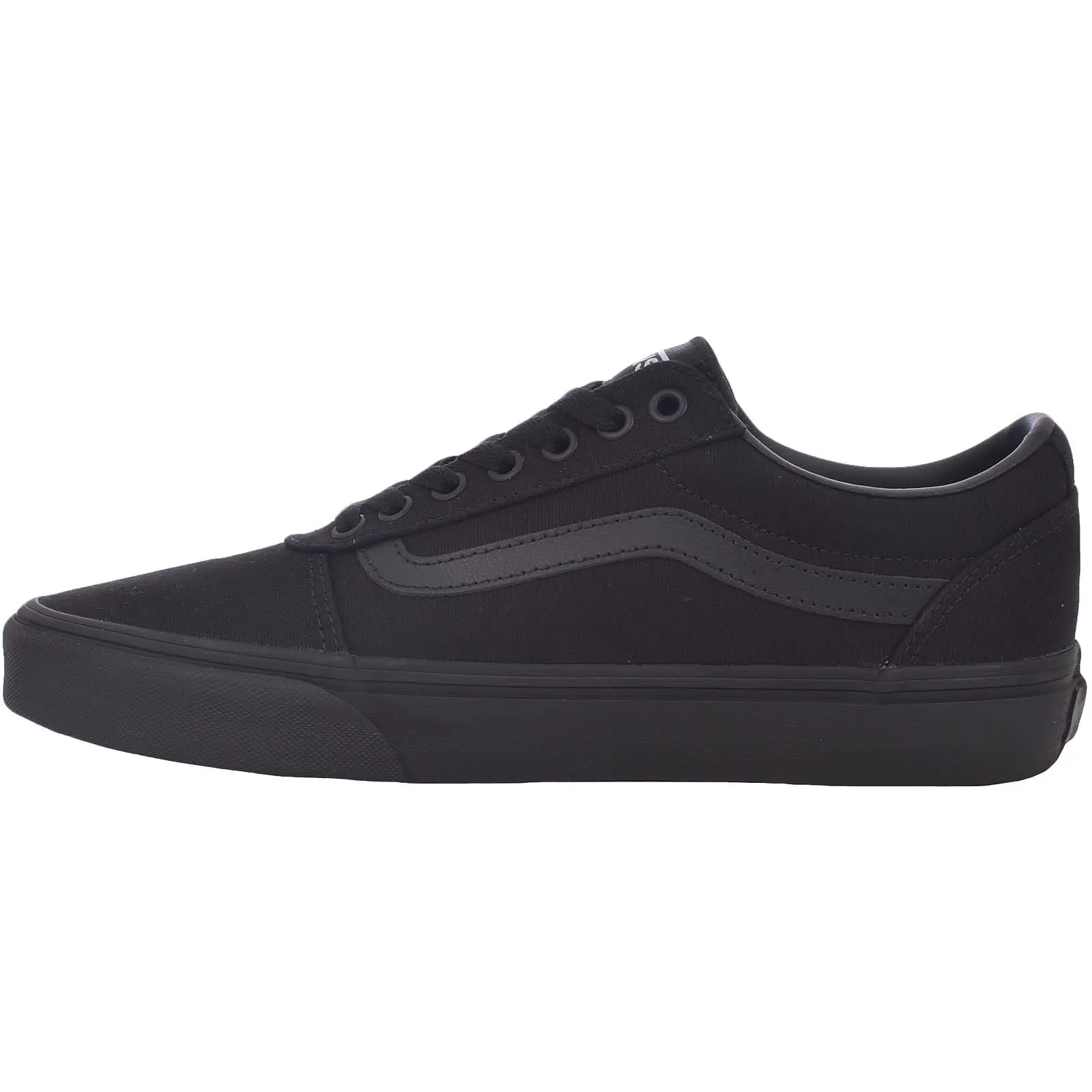 Vans Mens Ward Low Canvas Trainers Shoes - Black