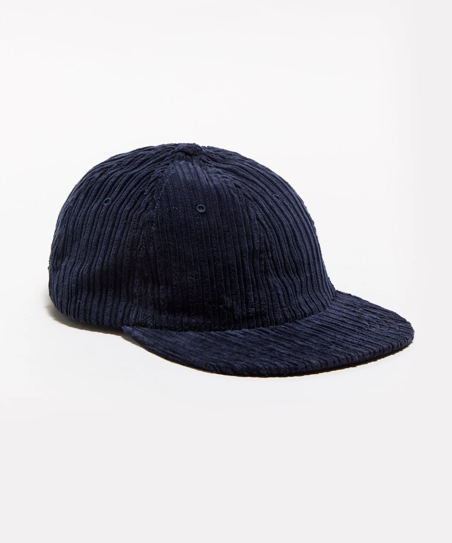 Variegated Corduroy Hat in Navy