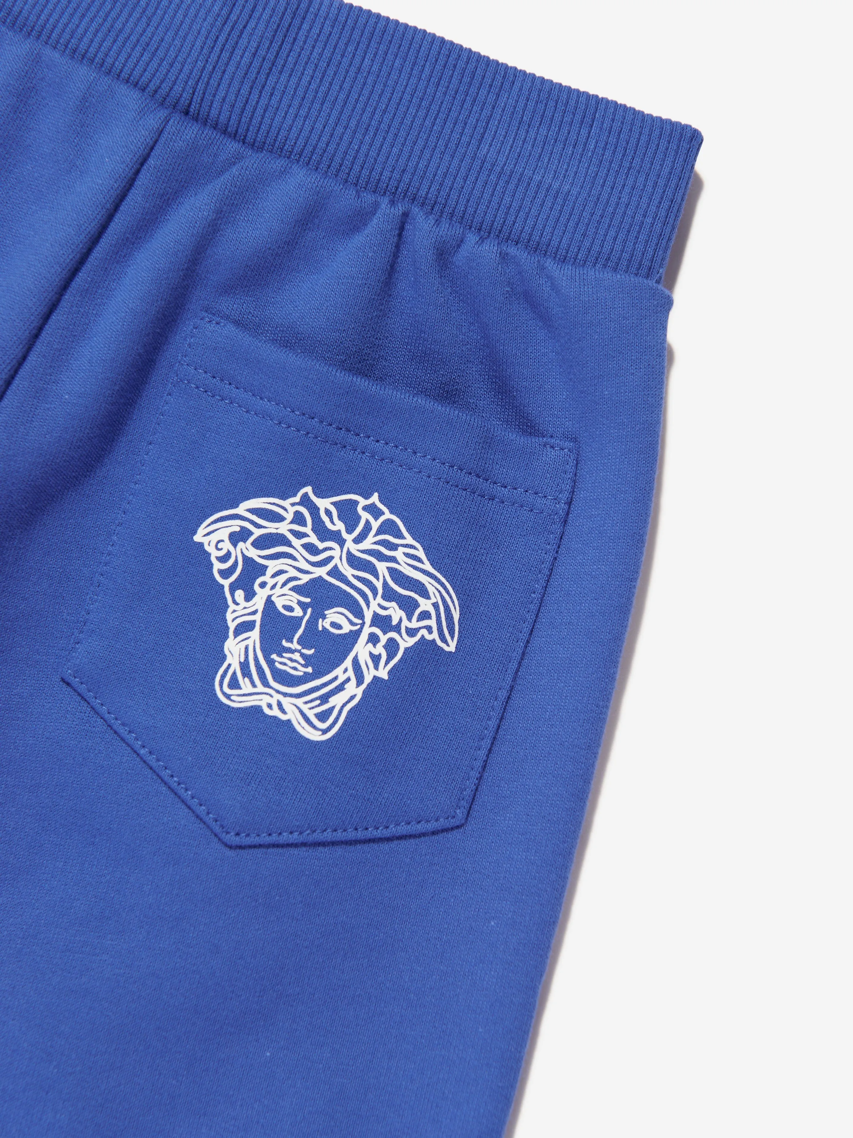 Versace Baby Boys La Greca Joggers in Blue