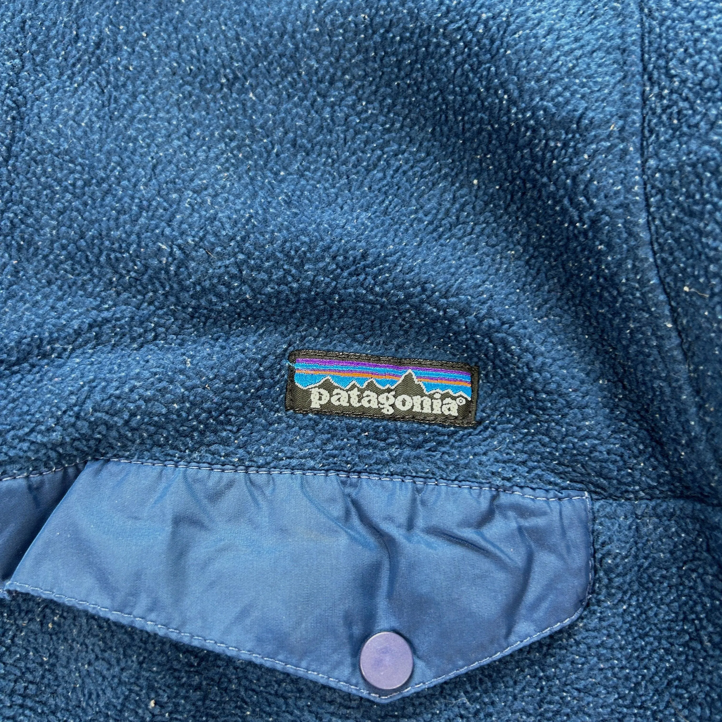 Vintage Patagonia Snap T Fleece Size S - Retro Patagonia Snap-T Fleece Small Size