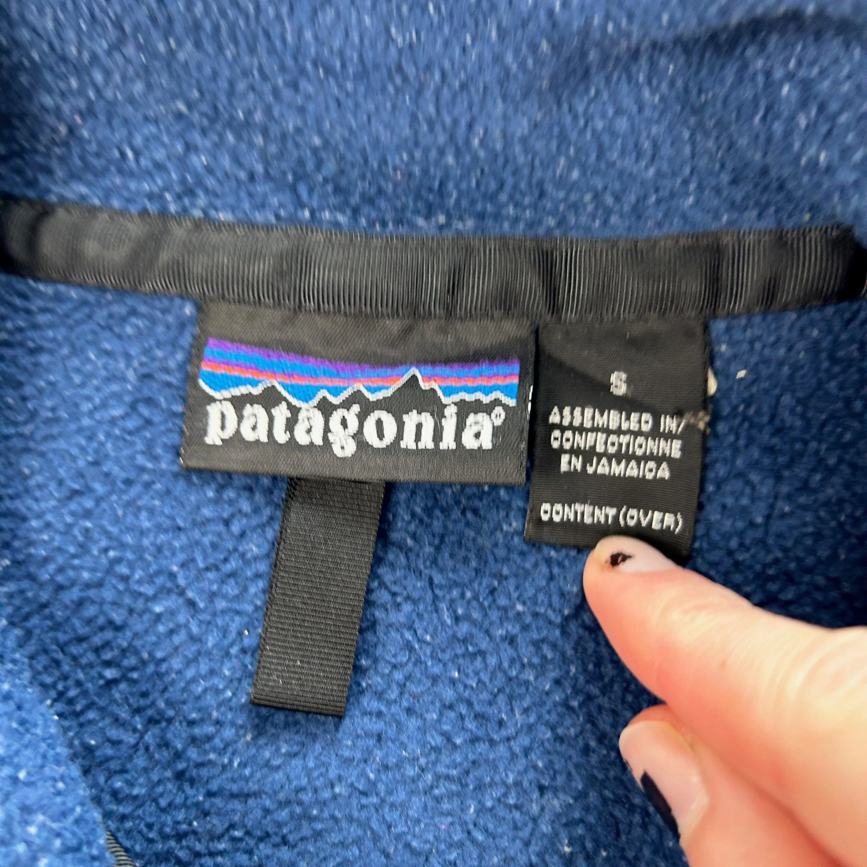 Vintage Patagonia Snap T Fleece Size S - Retro Patagonia Snap-T Fleece Small Size