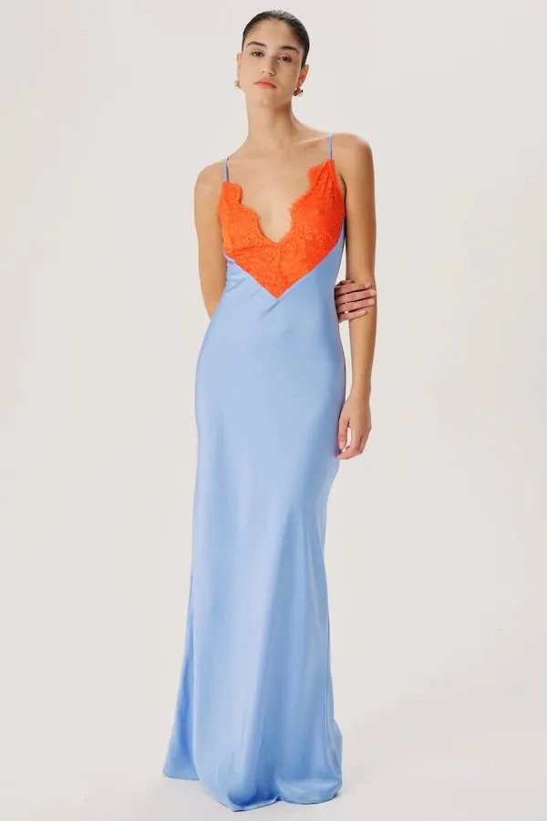 Cornflower Orange Dress by Vito