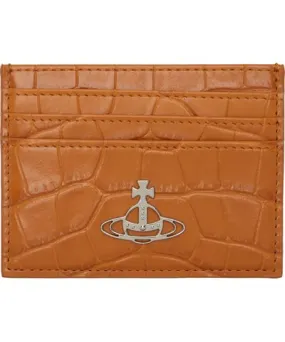 Vivienne Westwood Orange Flat Card Holder