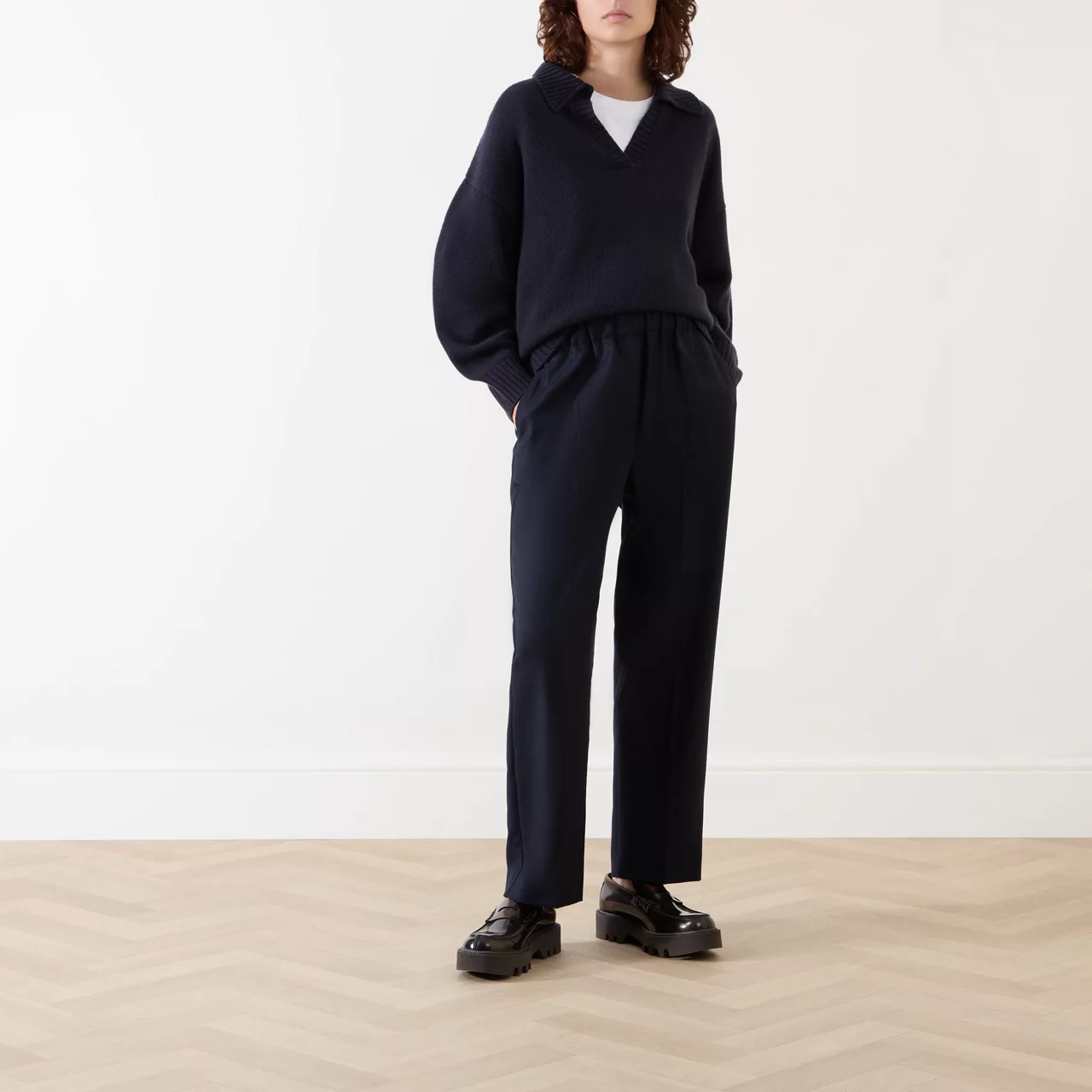 WEEKEND MAX MARA Hateley Slim Trousers - Navy