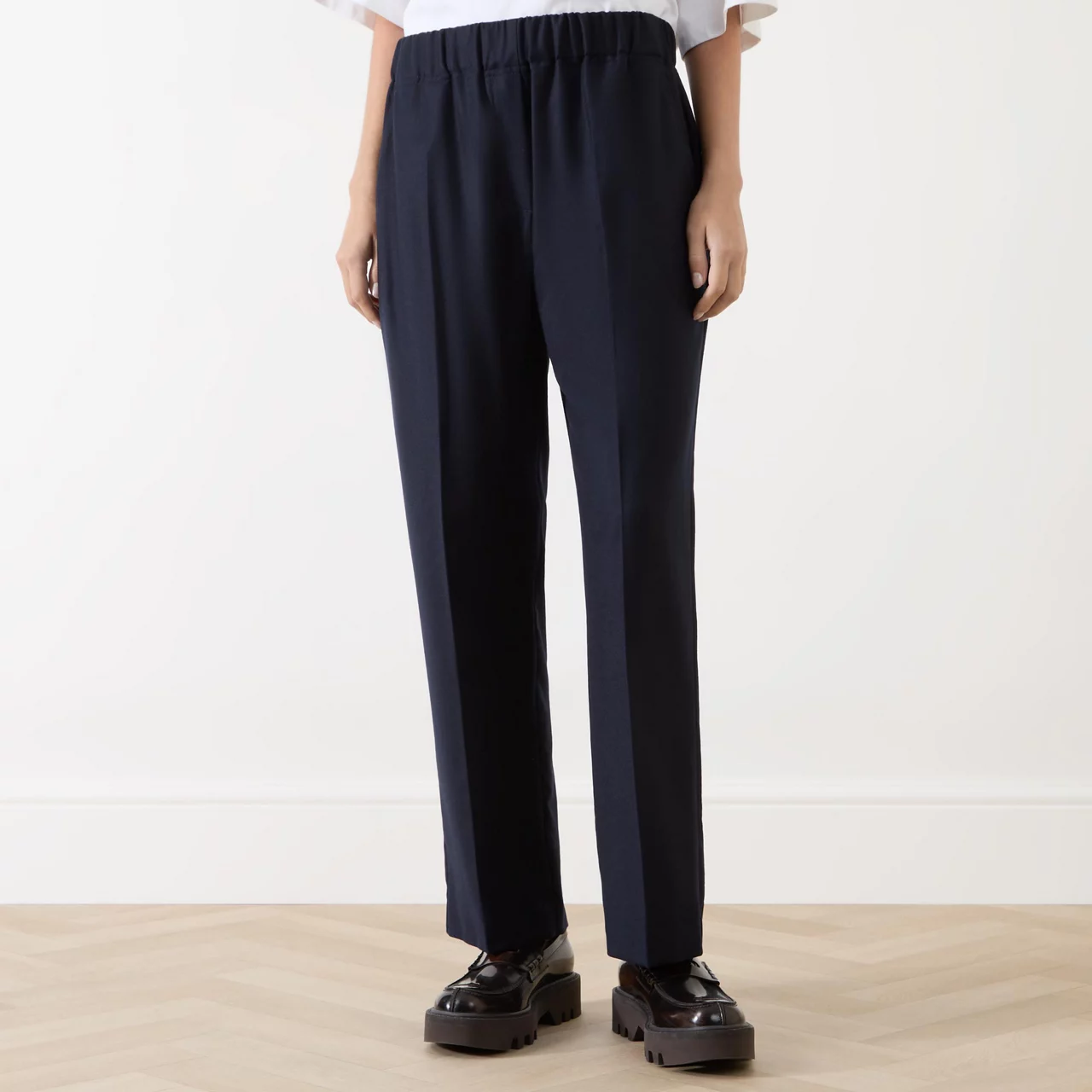 WEEKEND MAX MARA Hateley Slim Trousers - Navy