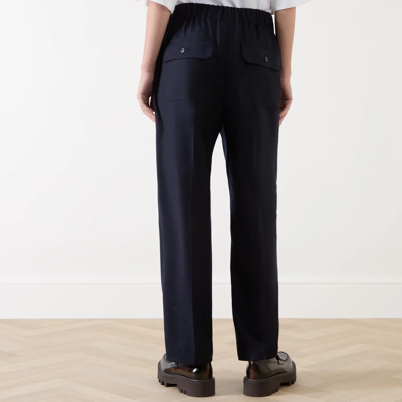 WEEKEND MAX MARA Hateley Slim Trousers - Navy